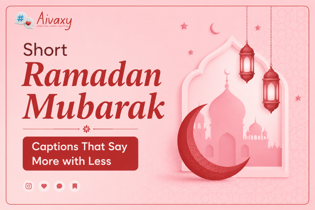 Ramadan Mubarak Captions